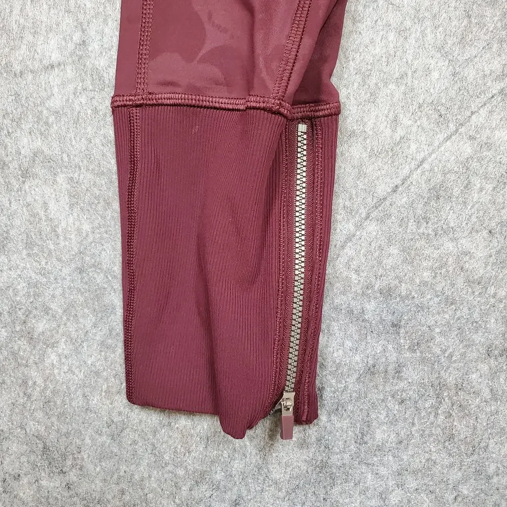 Lululemon Leggings Womens 6 Ankle‎ Zip Pockets Cropped 23